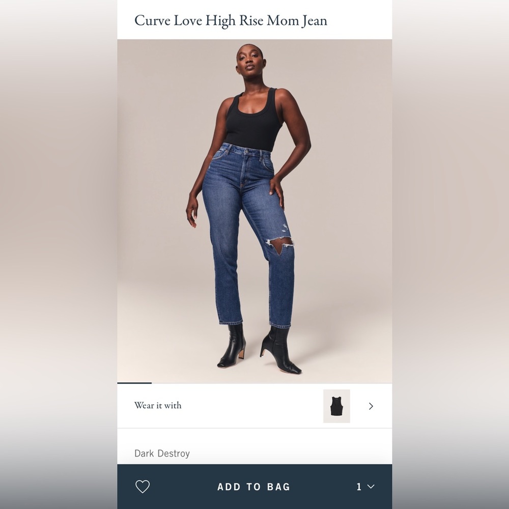 Curve Love Mom Jean - brand new with tags, size 27